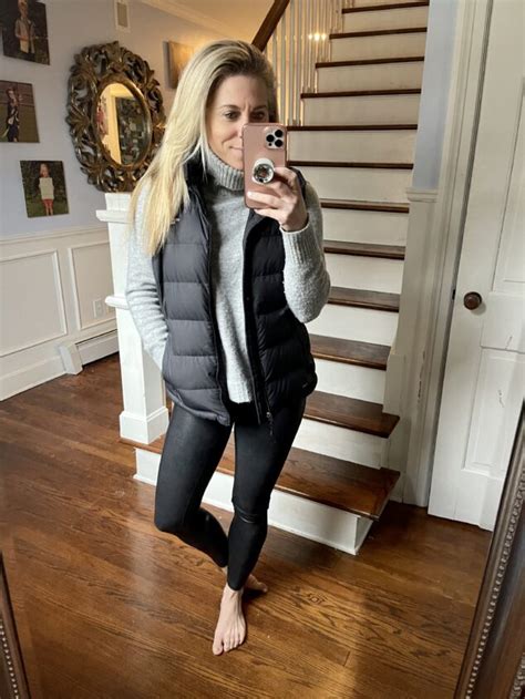 How To Style A Puffer Vest Ways To Wear Stylish Life For Moms