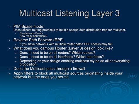 Ppt Campus Planning For Multicast Powerpoint Presentation Free
