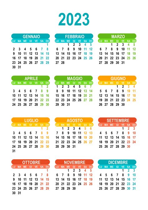 Calendario 2023 Col Calendario Gratis Gambaran