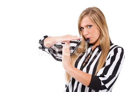 Woman Calls Timeout Stock Photo Royalty Free Freeimages