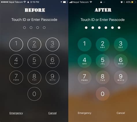Change Your Ios 10 Passcode Keypad Like An Ios 11 With This Tweak
