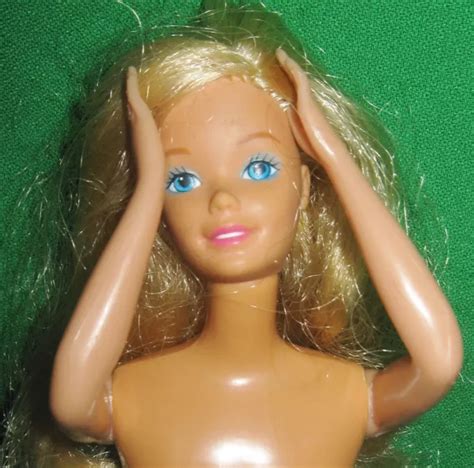 VINTAGE MAGIC MOVES Barbie Doll Nude For One Of A Kind Mattel 1985