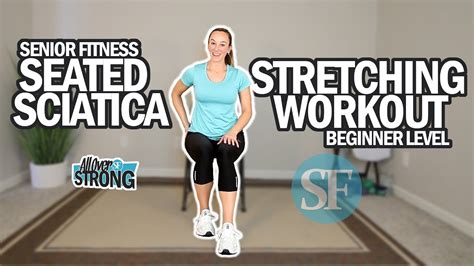 Seated Sciatica Stretching Workout For Seniors Beginner Level Min