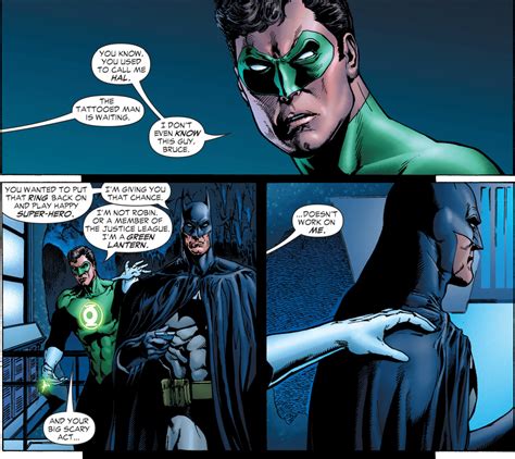 Batman Punches Green Lantern Hal Jordan Comicnewbies