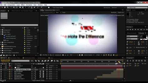 How to Edit: Graphic Design Business Promo AE Template - YouTube