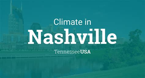Climate And Weather Averages In Nashville Tennessee Usa