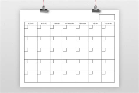 Blank 85 X 11 Calendars Example Calendar Printable