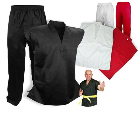 Free Shipping On All Orders Taekwondo Sleeveless Uniform Gi Top Martial