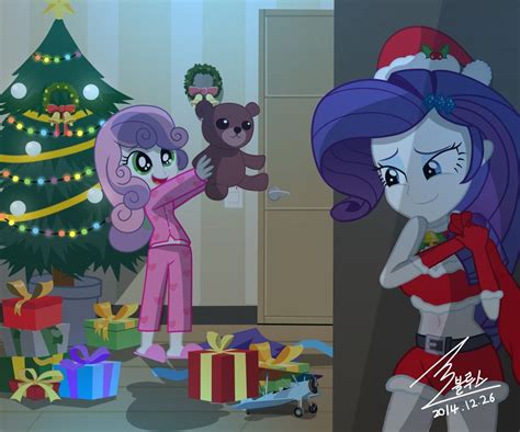 Artist Bluse Belly Button Christmas Cleavage Clothes Cute Diasweetes Equestria