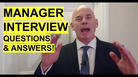 Manager Interview Questions And Answers How To Pass A Management Job