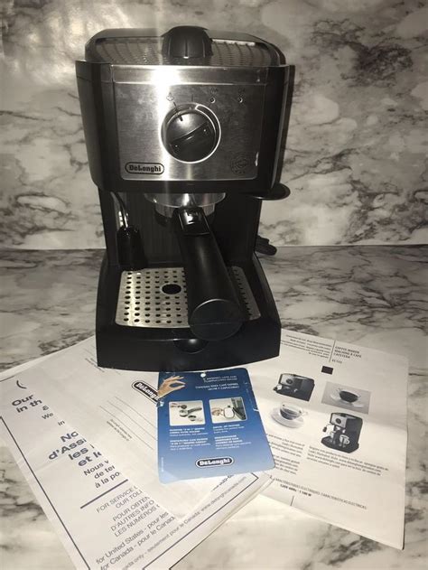 Maybe you would like to learn more about one of these? Delonghi Espresso Cappucino Coffee Machine Model EC155 EUC ...