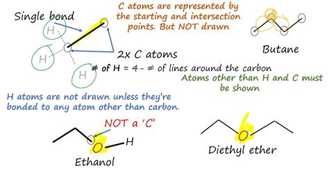 Organic Chemistry How To Draw Skeletal Structures Youtube
