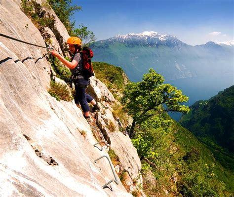 A Via Ferrata Or Iron Way Or Iron Roads Is A Fixed Protection