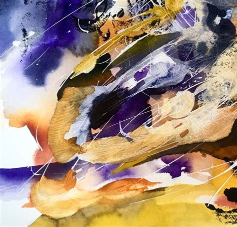 Watercolor On Papermixed Media Abstract Artwork Painting Artwork