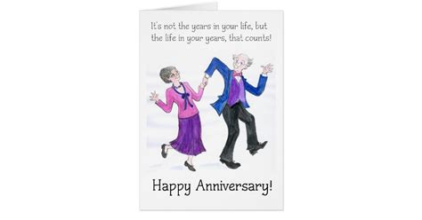 Anniversary Greeting Card For Older Couple