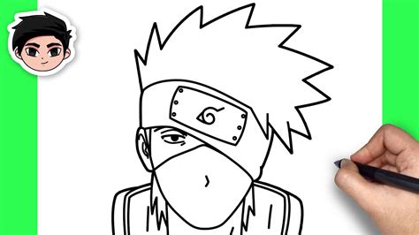 How To Draw Kakashi Hatake Naruto Easy Step By Step Social Useful