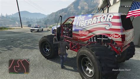 Gta 5 Story Mode Free Vapid Liberatormonster Truck Location Youtube