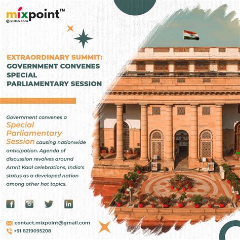 Extraordinary Summit Government Convenes Special Parliamentary Session