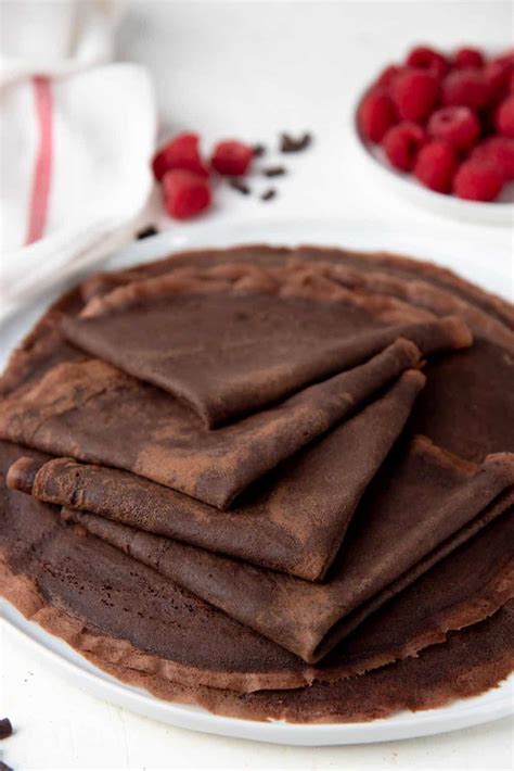 Perfect Chocolate Crepes The Flavor Bender