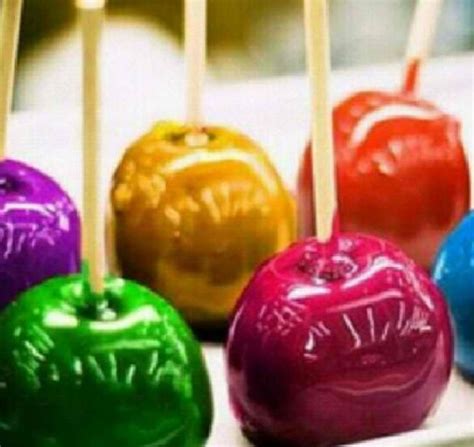 Color Candy Apples Yummy Treats Delicious Desserts Yummy Food