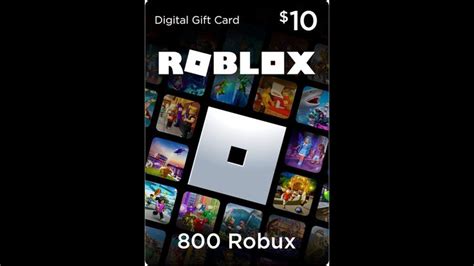 Roblox Gift Card 800 Robux Online Game Code In 2020 BB1