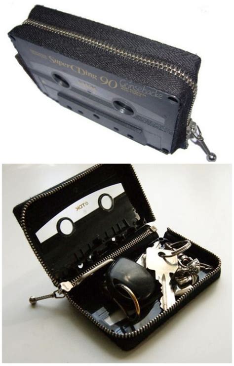 Diy Cassette Tape Wallet Tutorial From True Blue Me And You Diys For