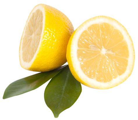Lemon With Leaf Lemon Leaves Lemon Png Images
