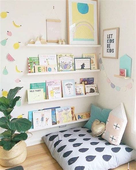 The seat in the reading corner was made so he could have a snugly corner. 35 Ideas for Creative Reading Corner for Kids - flippedcase