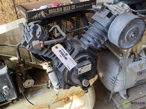 Ingersoll Rand Gas Air Compressor Kohler Pro 14 Engine Roller Auctions