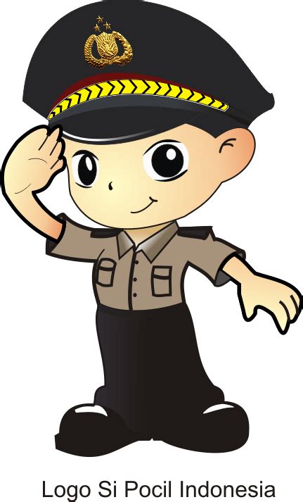 Detail Vector Kartun Polisi Format Cdr Ai Eps Png Hd Gudril Logo Images