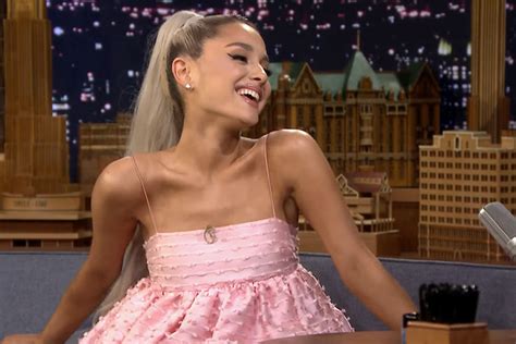 Ariana Grande Stays The Course On The Tonight Show Starring Jimmy