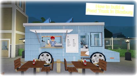 How To Build A Food Truck In Bloxburg Roblox Bloxburg Youtube