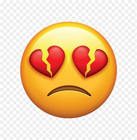 Download Broken Heart Eyes Emoji Clipart Png Photo Toppng