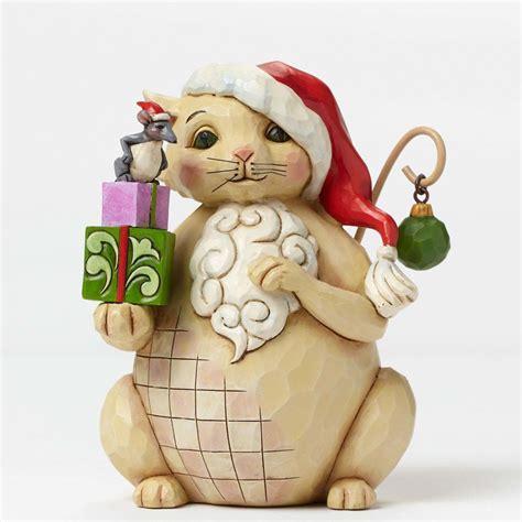 Jim Shore Heartwood Creek Lazy And Lovable Christmas Cat 4047693 New