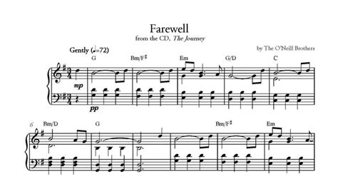 Farewell Download Sheet Music Pdf File