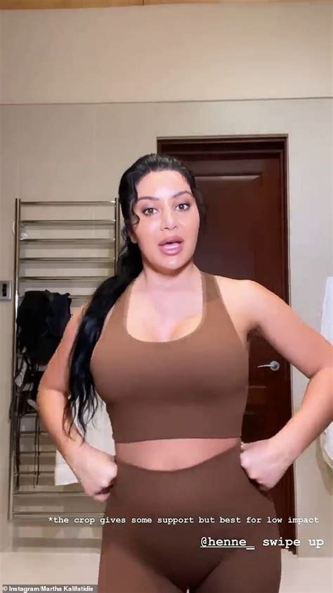 Martha Kalifatidis Shows Off Her Curves As She Spruiks Very Tight