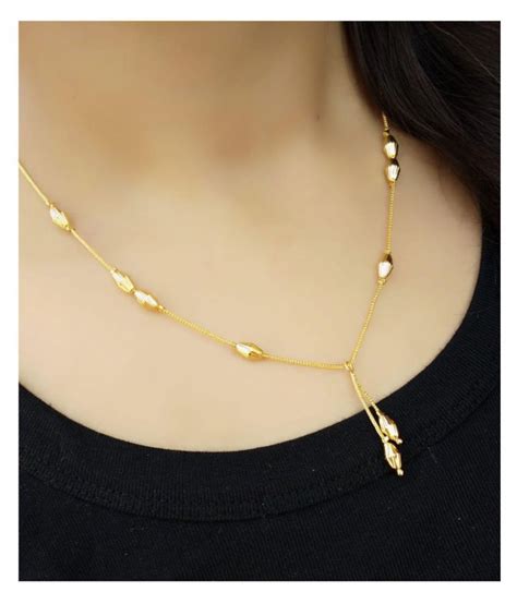 Buy Darshini Designs Gold Plated Chain Pack Of 1 Online At Best