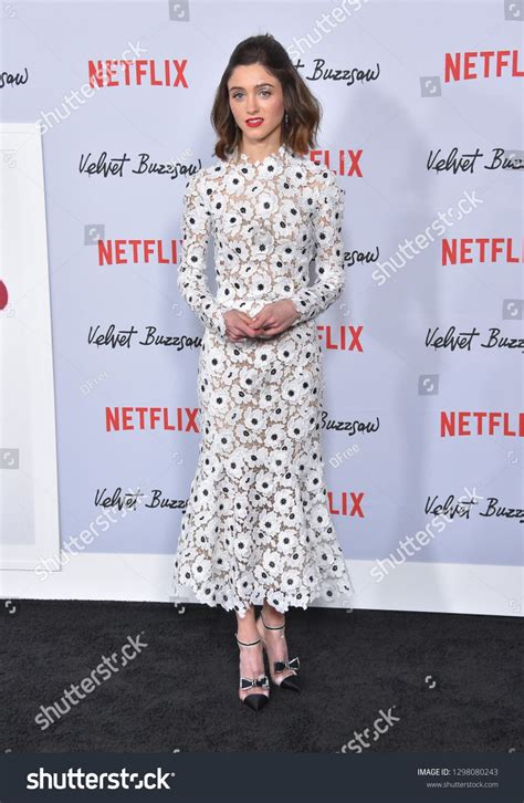 Los Angeles Jan 28 Natalia Dyer Arrives For The Netflix Velvet