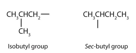 Please Expalain Difference Between Sec Butyl And Iso Butyl Chemistry