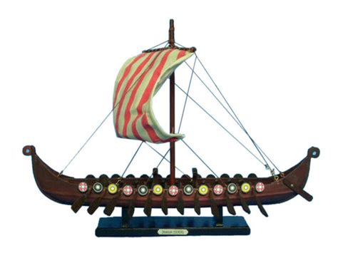 Viking Drakkar 14 Wooden Viking Ship Replica Traditional Viking