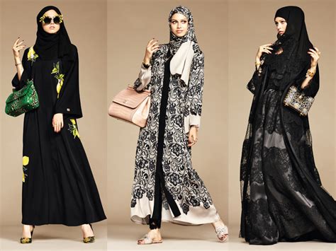 dolce and gabbana debut first abaya collection scan