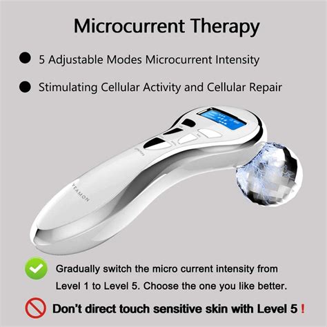 4d Microcurrent Facial Face Massager Roller Electric Rechargeable Face Lift Roller Body Arms