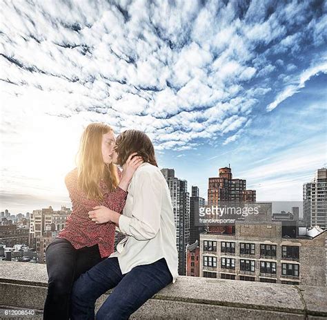 Two Lesbians Kissing Photos Et Images De Collection Getty Images