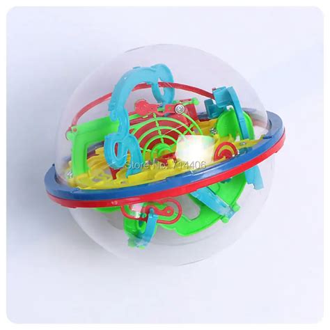100 Steps 3d Magical Intellect Ball 929a Perplexus Maze Puzzle Game Toy