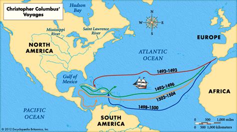 Book Of Mormon Resources Voyages Of Columbus