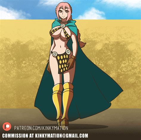 Animated Commission Rebecca Walking By Kinkymation Hentai Foundry