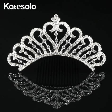 Luxury Girls Bridal Crystal Tiara Crowns Princess Queen Pageant Prom
