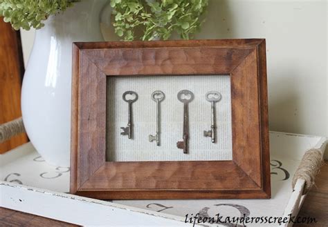 Antique Key Project Diy Art For Your Home Life On Kaydeross Creek
