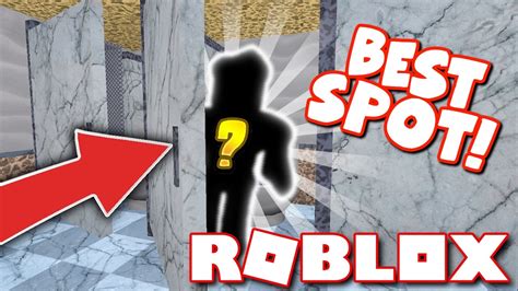 The Best Hiding Spot In Murder Mystery 2 Roblox Youtube