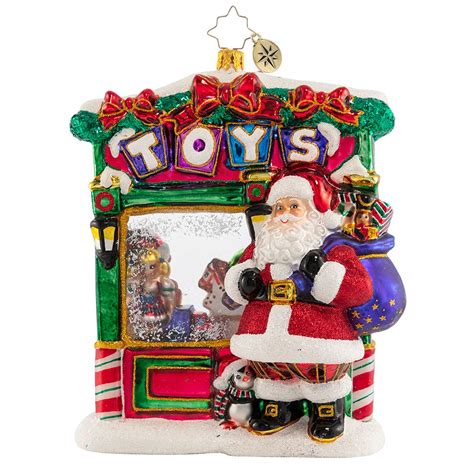 Christopher Radko Treasure Trove Toy Chest Ornament - Distinctive Decor